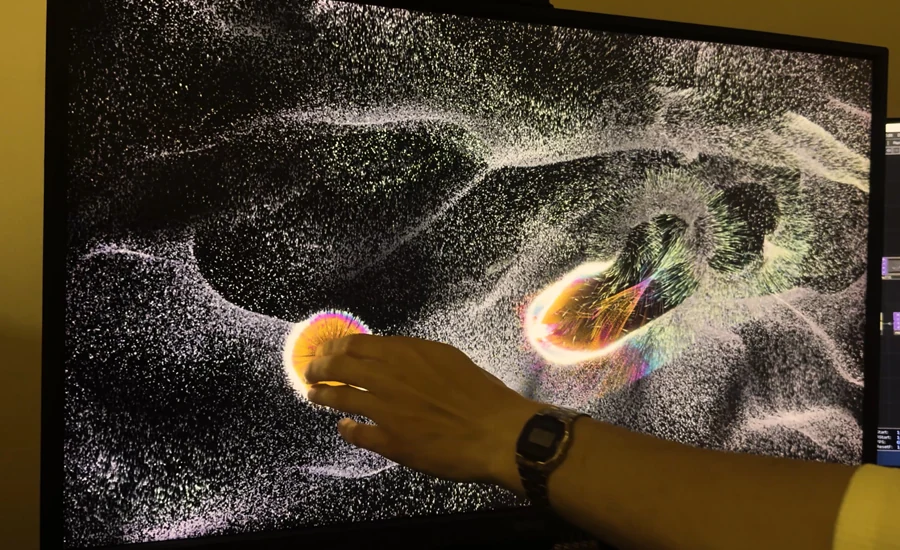 Tactile experiences: gallery image for interactive installations
